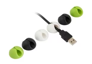 AG381 ORGANIZER KABLI CABLE DROP 6 SZTUK AG381 - Kable - miniaturka - grafika 1