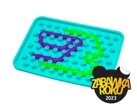 Zabawki sensoryczne - Wiggly Toy Zabawka Sensoryczna Turkusowa - miniaturka - grafika 1