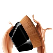 Pędzle do makijażu - CM Elite Models Pędzel do makijażu Długość 17 czarny uchwyt - miniaturka - grafika 1