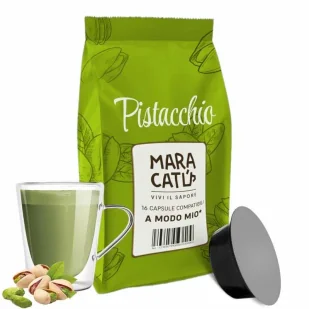 16 Kapsułek Maracatú Pistacjowych Kompatybilnych z Lavazza a Modo Mio - Kawa w kapsułkach i saszetkach - miniaturka - grafika 1