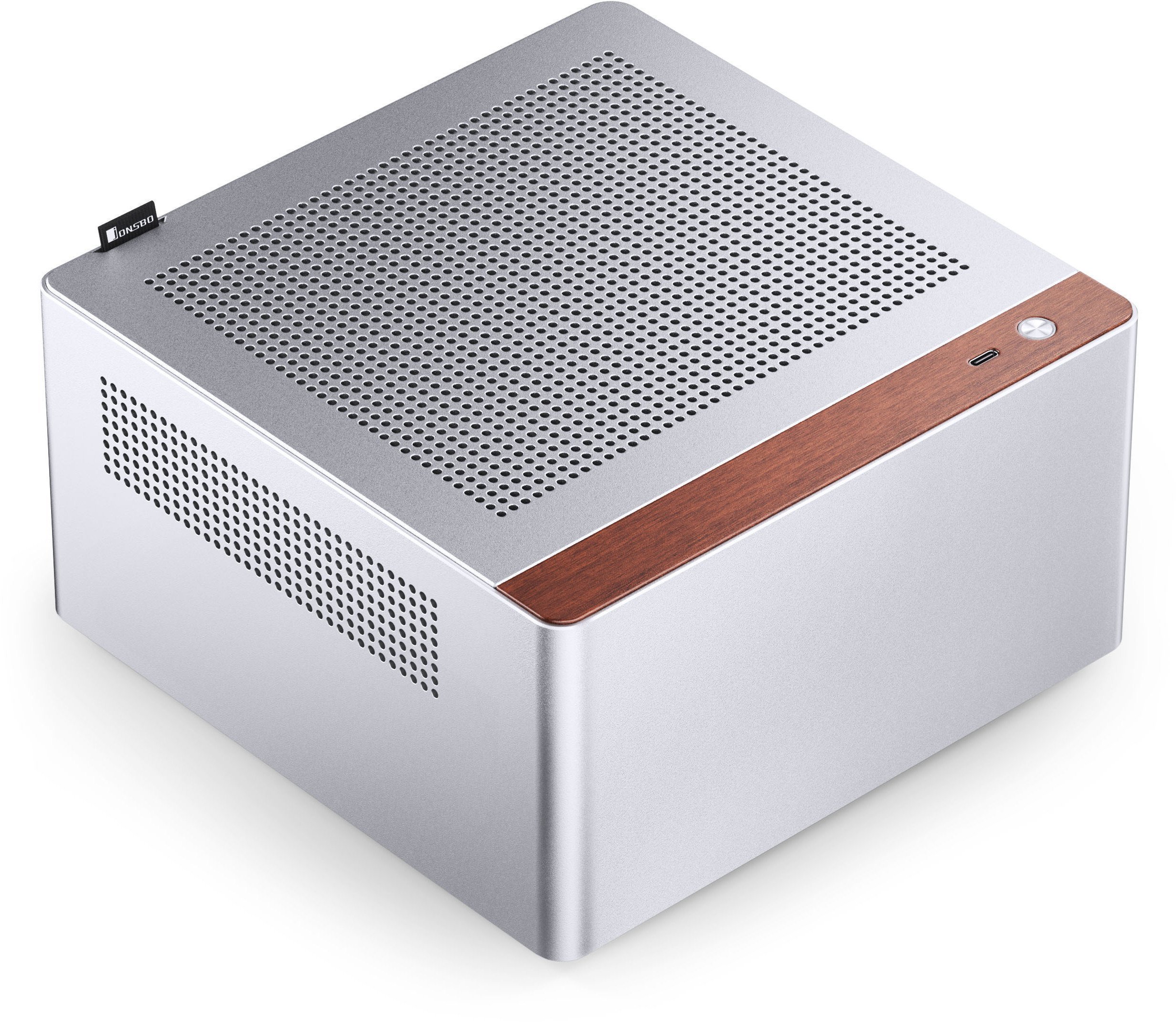 Jonsbo N10 PC-Gehuse, Mini-Tower, Mini-ITX - silber