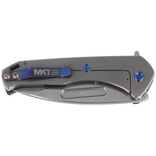 Nóż składany Medford Praetorian Swift FL Flipper Drop Point Blue Aluminium, Tumbled S45VN by Greg Medford - Noże - miniaturka - grafika 7