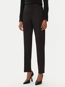 Spodnie damskie - BOSS Chinosy Tiluna 50535203 Czarny Slim Fit - miniaturka - grafika 1