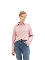 Swetry damskie - TOM TAILOR Denim Damski sweter troyer 1033060, 30374 - Soft Pink Melange, XXL - miniaturka - grafika 1