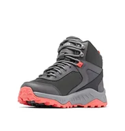 Buty trekkingowe damskie - Columbia Damskie buty trekkingowe Trailstorm Ascend Mid, Ciemnoszary czerwony koral, 36.5 EU - miniaturka - grafika 1