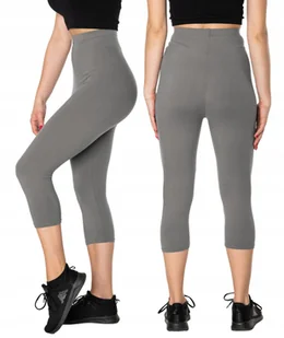Duże Legginsy Getry Damskie Bambusowe 715-7 r 4XL - Legginsy - miniaturka - grafika 1