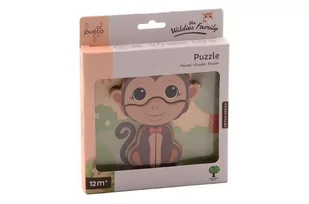 Joueco Drewniane puzzle układanka Panda - Układanki dla dzieci - miniaturka - grafika 1