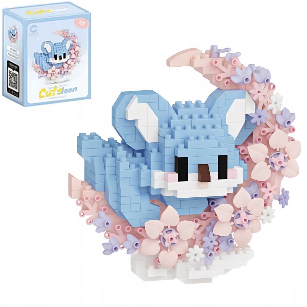 Klocki konstrukcyjne MINI 3D CuteMoon Niebieski Miś Koala Kolekcja Prezent