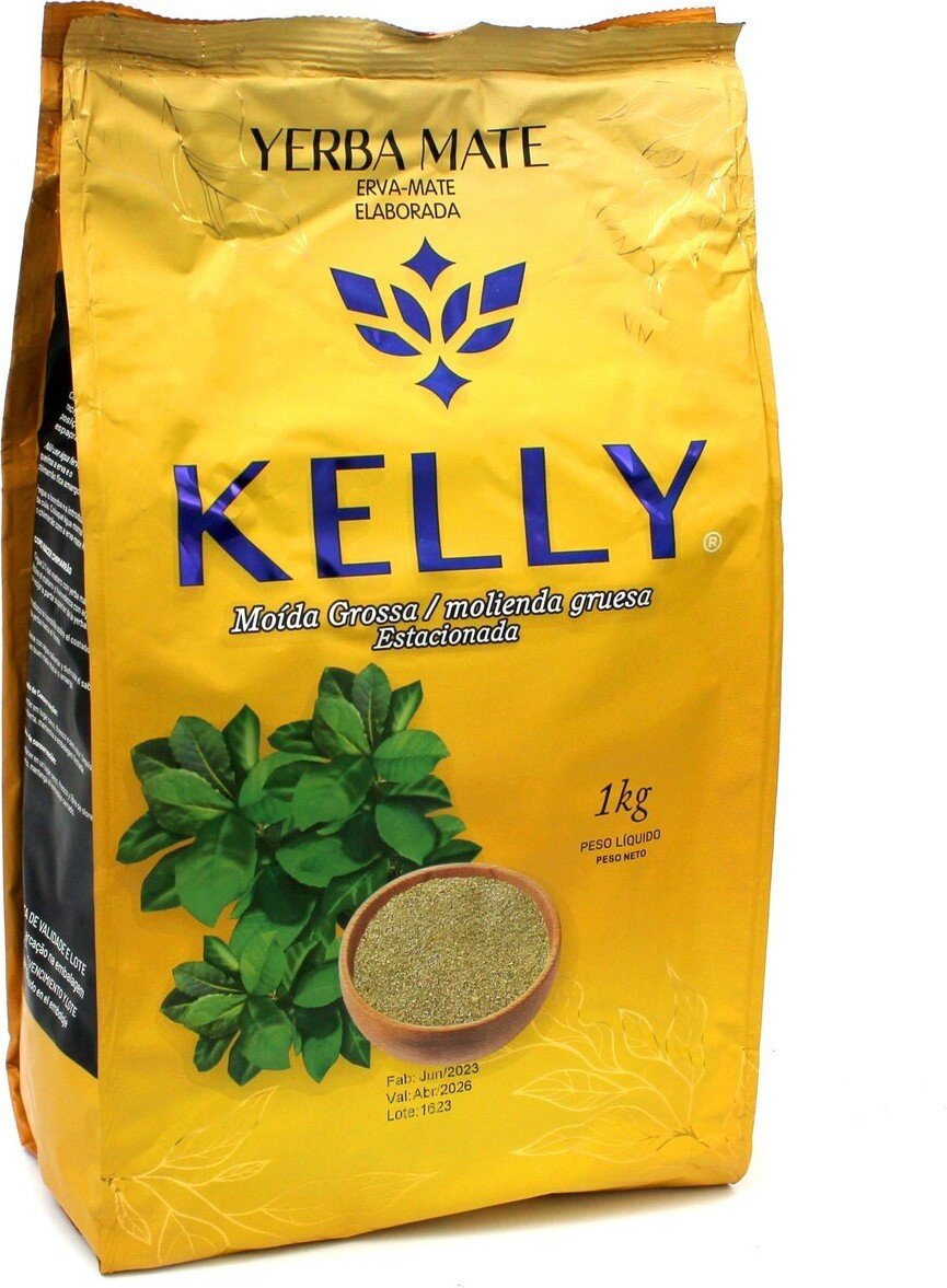 Herbata Yerba Mate Yacuy Kelly Mioda Grossa 1 kg - brazylijska drobno siekana Yerba Mate Chimarrao