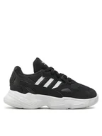 Buty dla dziewczynek - adidas Sneakersy Falcon El I IF1100 Czarny - miniaturka - grafika 1