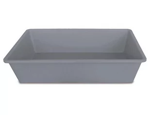 Zolux Kuweta 2 50x35x12 kol szary 96641 - Kuwety dla kotów - miniaturka - grafika 1