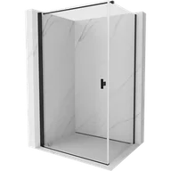 Kabiny prysznicowe - Mexen Mist-B kabina prysznicowa uchylna 75 x 110 cm, transparent, czarna - 8A2T-075-110-70-00 - miniaturka - grafika 1