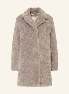 Lilienfels Płaszcz Z Pluszowego Materiału beige - Płaszcze damskie - miniaturka - grafika 1