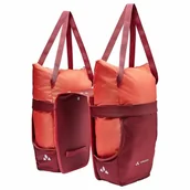 Sakwy rowerowe - Vaude TwinShopper Torba na rower 42 cm hotchili - miniaturka - grafika 1