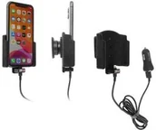 Uchwyty samochodowe do telefonów - Uchwyt do Apple iPhone 11 z wbudowanym kablem USB oraz ładowarką samochodową - miniaturka - grafika 1