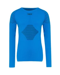 Pozostała odzież narciarska - X-BIONIC, Koszulka dziecięca, Invent 4.0, niebieski, rozmiar 126-137 cm - grafika 1