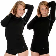 Koszulki sportowe damskie - COOL koszulka z długim rękawem - damska .L .czarny - miniaturka - grafika 1