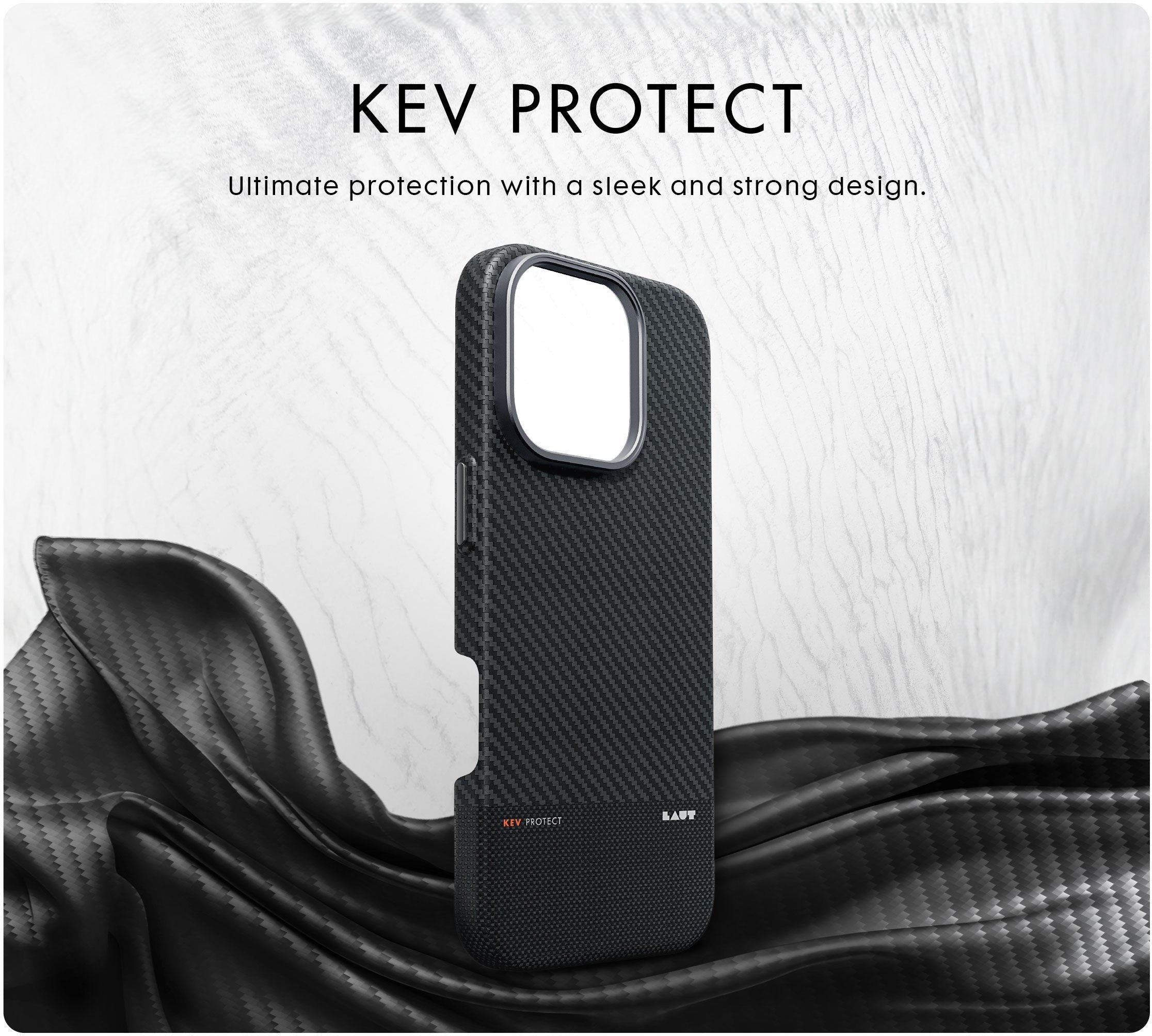 Laut Kev Protect - obudowa ochronna do iPhone 16 Pro black