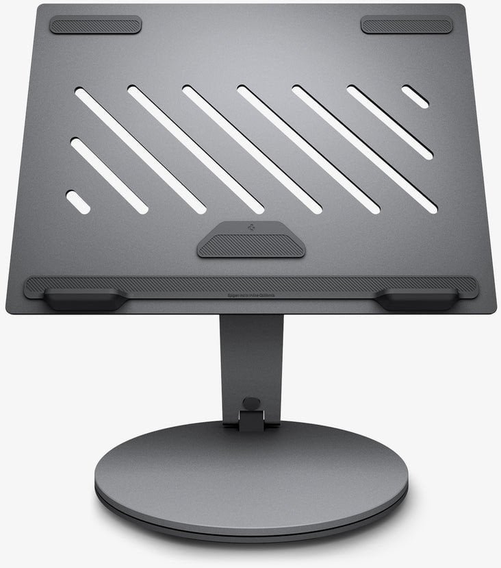 Spigen LD204H Laptop Stand Hub - Podstawka / stojak pod laptopa z Hubem 6 w 1 Space Grey