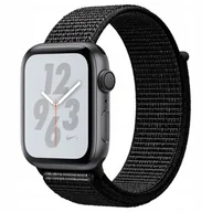 Akcesoria do zegarków - Pasek Apple Watch 44mm Czarny pleciony - miniaturka - grafika 1