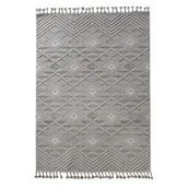 Dywany - Dywan z frędzlami Alicante pętelkowy beżowy 120 x 160 cm - miniaturka - grafika 1