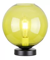 Lampy stojące - Lampka gabinetowa nocna zielone szkło 60W E27 Globe Candellux 41-78292 - miniaturka - grafika 1