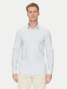 Calvin Klein Koszula K10K114301 Błękitny Slim Fit - Koszule męskie - miniaturka - grafika 1
