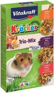 Vitakraft KRACKER 3szt d/chomika miód/orzech/owoc - Przysmaki dla gryzoni - miniaturka - grafika 1