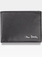 Portfele - Pierre Cardin, Portfel skórzany męski, Tilak 8806, czarny, ochrona RFID - miniaturka - grafika 1