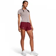 Spodenki damskie - Damskie spodenki do biegania Under Armour UA Fly By 3\'\' Shorts - czerwone - miniaturka - grafika 1