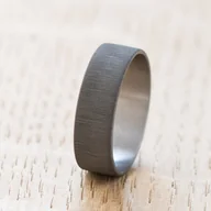 Pierścionki - Pierścionek tytanowy matowy - miniaturka - grafika 1