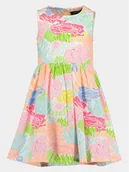 Sukienki i spódniczki dla dziewczynek - Blue Seven Sukienka letnia 734127 X Kolorowy Regular Fit - miniaturka - grafika 1