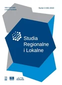 Czasopisma - Studia Regionalne i Lokalne 2/2023 - miniaturka - grafika 1