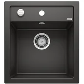 Zlewozmywaki - Blanco Zlew DALAGO 45 Czarny korek auto 525869 - miniaturka - grafika 1