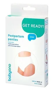 Babyono jednorazowe majtki poporodowe rozmiar M x 5 szt 500 - Bielizna lecznicza - miniaturka - grafika 4