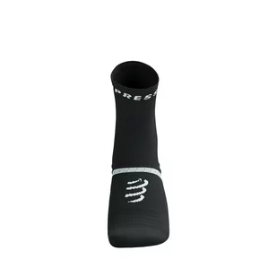 COMPRESSPORT Skarpetki do biegania PRO MARATHON SOCKS V2.0 black/white - Skarpetki sportowe męskie - miniaturka - grafika 2