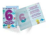 Kartki okolicznościowe i zaproszenia - Kukartka Karnet B6 PR-290 Urodziny 6 - Kukartka - miniaturka - grafika 1