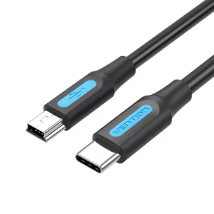 Kabel USB-C 2.0 do Mini-B Vention COWBF 2A 1m czarny - Kable - miniaturka - grafika 2