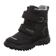 Śniegowce damskie - Superfit Husky śniegowce z ciepłą podszewką, czarne/jasnoszare 0000, 40 EU szerokie, Czarny jasnoszary 000, 40 EU Weit - miniaturka - grafika 1