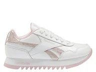 Buty dla dziewczynek - Buty dziecięce Reebok GW2650 ROYAL CL Białe - miniaturka - grafika 1