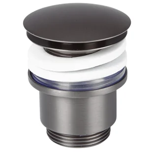 Korek click-clack z przelewem Kerra KOG grafit - Korki do umywalek - miniaturka - grafika 1