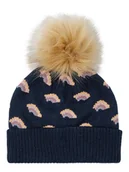 Czapeczki dla niemowląt - name it Czapka "Misa" w kolorze granatowym - miniaturka - grafika 1