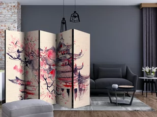 Parawan 5-częściowy - Dom Szoguna II [Room Dividers] (rozmiar 225x172) - Parawany - miniaturka - grafika 2