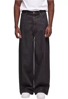 Spodnie męskie - Urban Classics Spodnie męskie, Realblack Washed, 42 - grafika 1