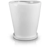 Donice - Donica ceramiczna biała 38 cm - miniaturka - grafika 1