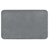 Dywaniki łazienkowe - Dywanik łazienkowy Bologna 50 x 80 cm szary - miniaturka - grafika 1