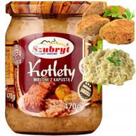 Szybkie dania obiadowe - Kotlety mielone z kapustą Szubryt, trwałe, smaczne i sycące danie w 5 min. - miniaturka - grafika 1