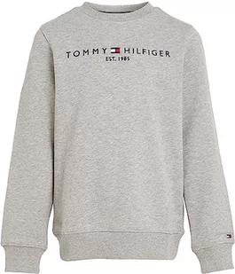 Tommy Hilfiger Bluza dziecięca unisex Essential, jasnoszary wrzos, 3 lat - Bluzy dla dziewczynek - miniaturka - grafika 1