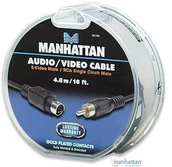 Kable komputerowe i do monitorów - Kabel S-VIDEO/CHINCH 4,8m MH - miniaturka - grafika 1