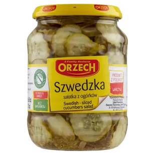 Orzech Szwedzka sałatka z ogórków 650 g - Pasztet i przetwory mięsne - miniaturka - grafika 1